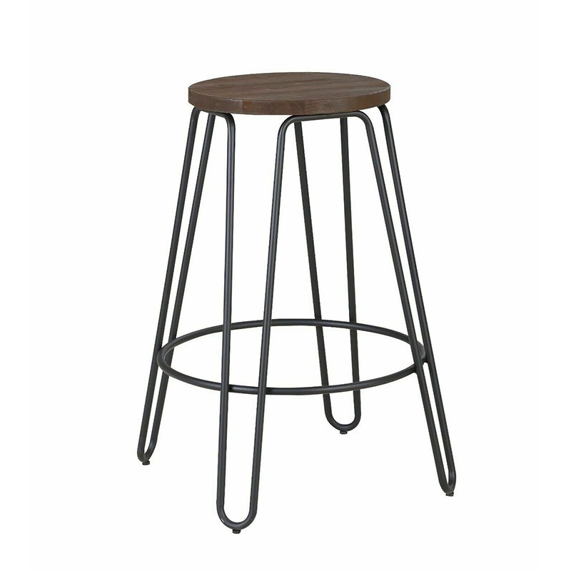 Buy CafePro Round Modern Bar Stool, Durable Hair Pin Bar Stool for