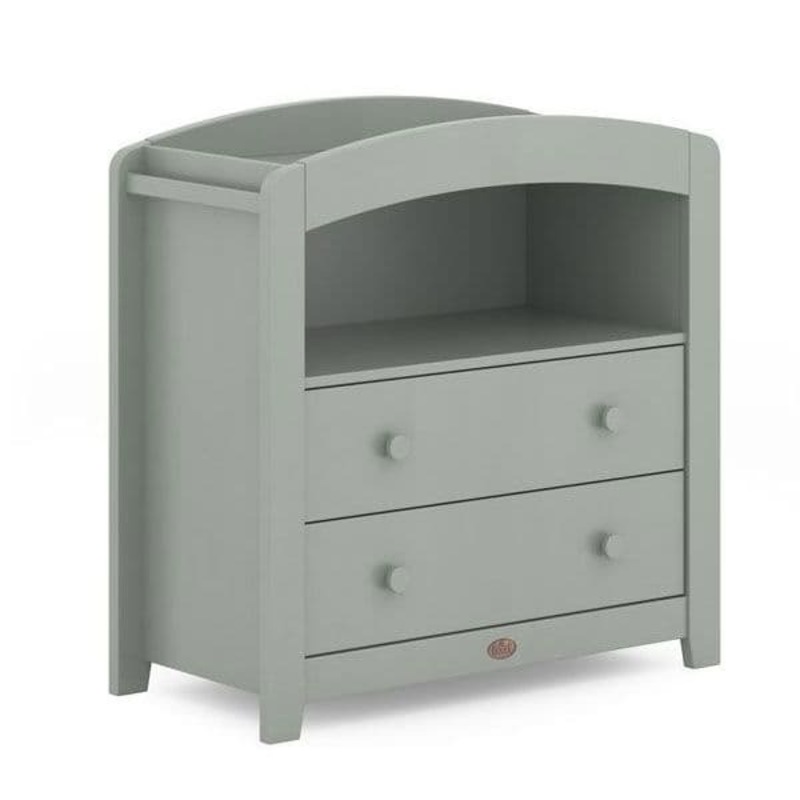 Buy Boori Curved 2 Drawer Chest Changer Pebble MyDeal