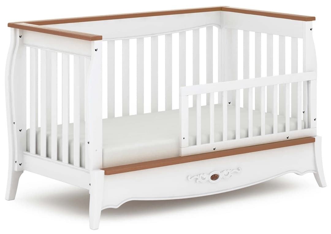 Buy Boori Loire Convertible Plus Cot Bed Cream and Pecan MyDeal