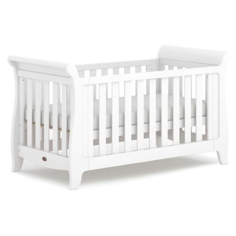 Buy Boori Sleigh Expandable Cot Barley White MyDeal