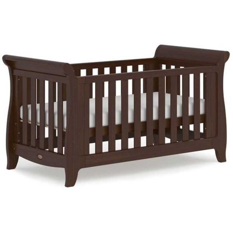 Buy Boori Sleigh Expandable Cot Coffee MyDeal