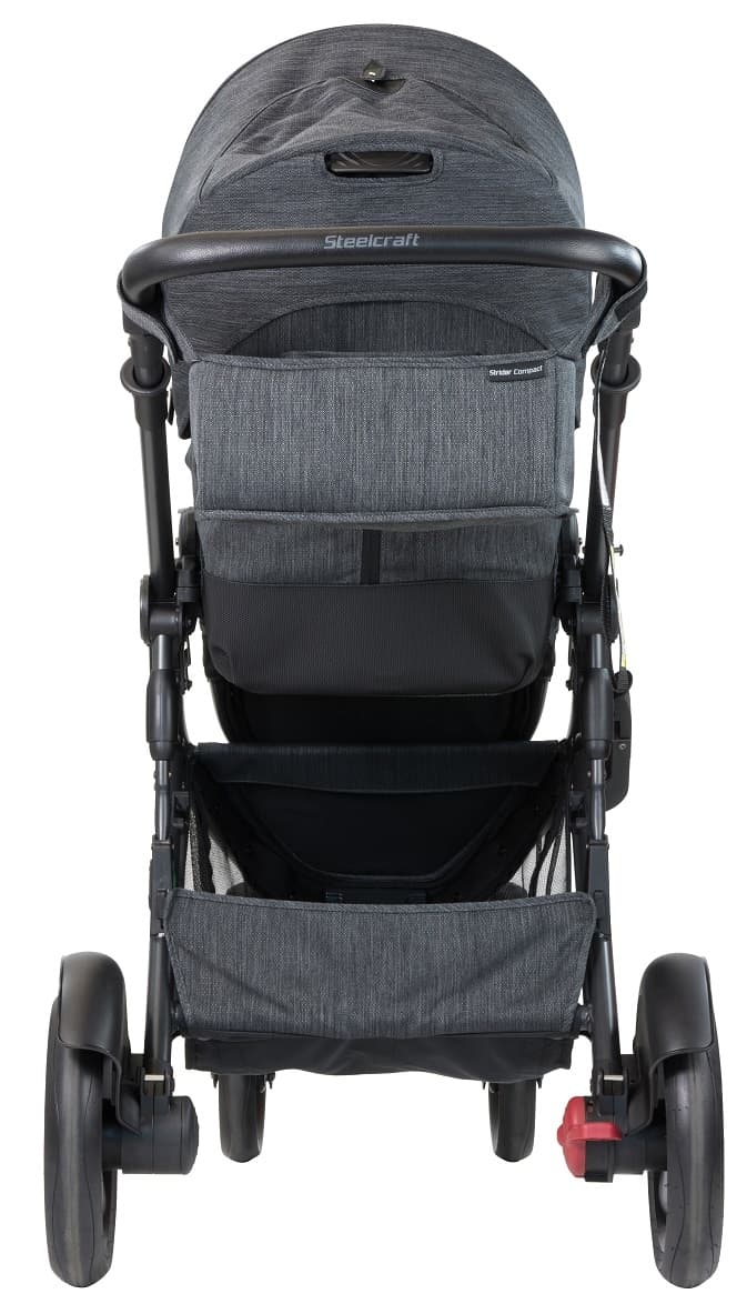 Buy Steelcraft Strider Compact Deluxe Edition Textured Collection Stroller Granite MyDeal