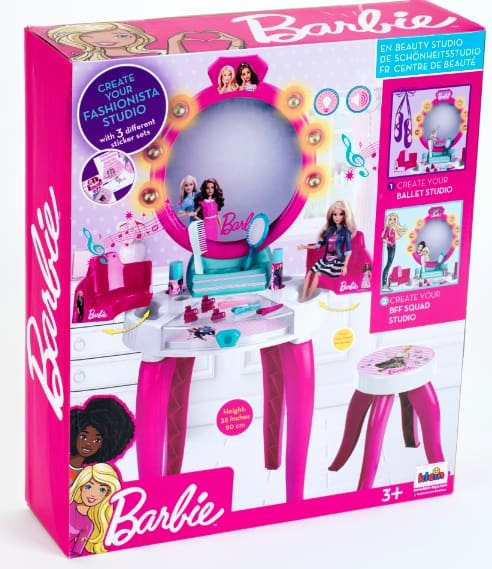 Barbie beauty studio 2025 with lights and sounds