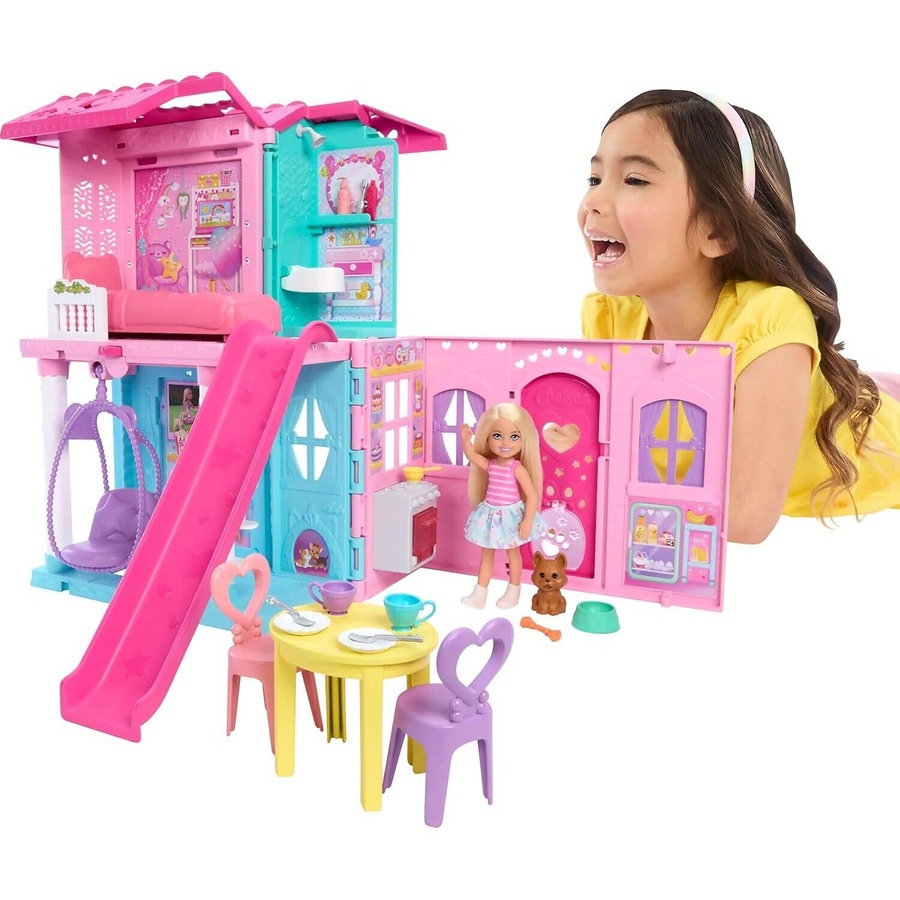 Barbie - Family & Friends Club Chelsea Pop Up House - Mattel