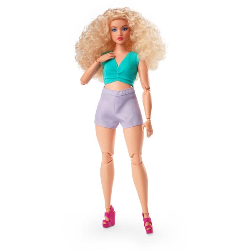 Barbie - barbie barbie doll blonde hair pink top shorts - CleanPNG