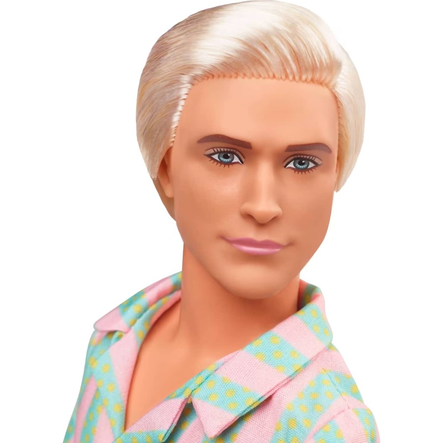 Barbie - The Movie Ken Doll Wearing Pastel Striped Beach Matching Set 2025 - Mattel