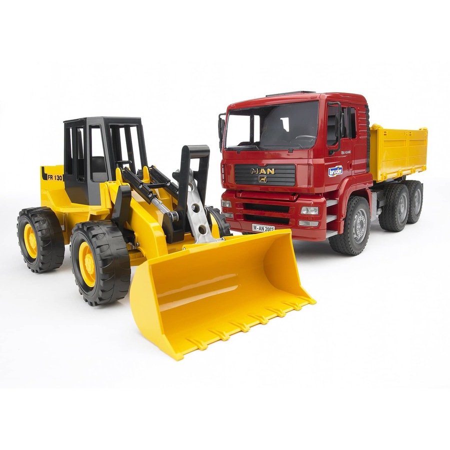 Bruder - Construction Truck With Articulated Road Loader - Bruder Construction