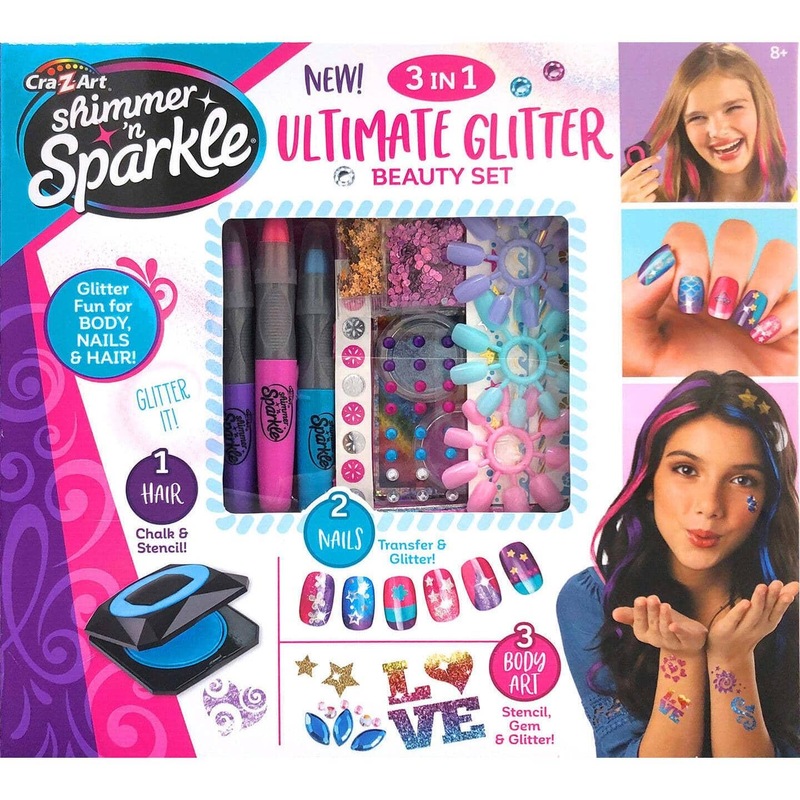 Buy Cra-z-art - Shimmer 'n Sparkle - 3in1 Glitter Beauty Set - Mydeal