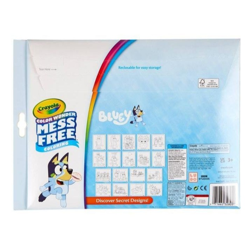 Buy Crayola - Colour Wonder Mess Free Colouring Bluey - MyDeal