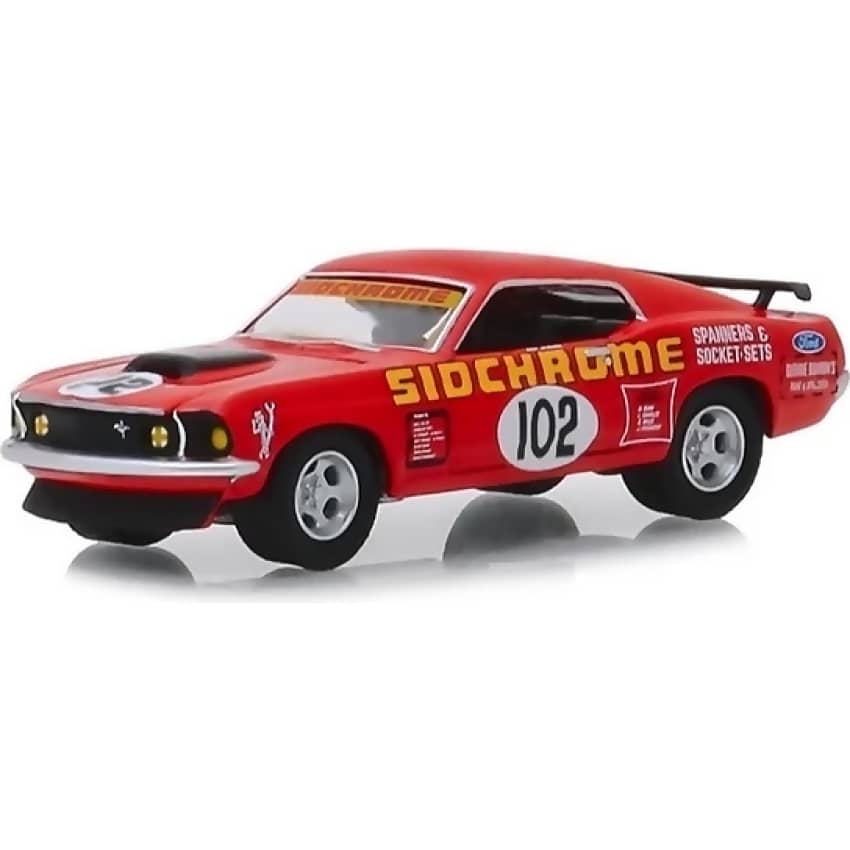 Buy DDA Collectibles 1:64 Scale - 1969 Ford Mustang Boss 302 #102 Jim ...