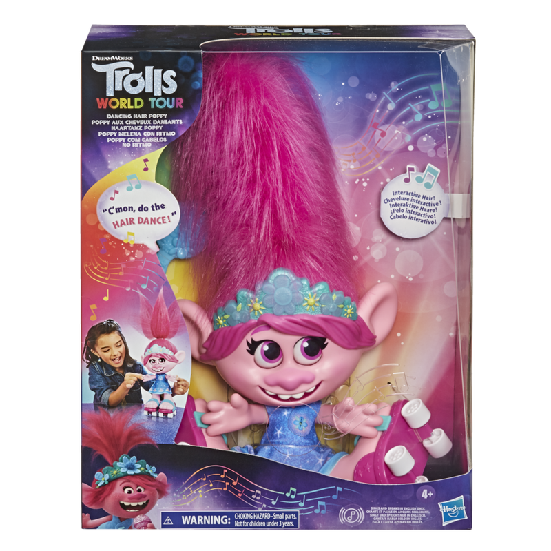 Buy Dreamworks Trolls World Tour Dancing Hair Poppy - MyDeal