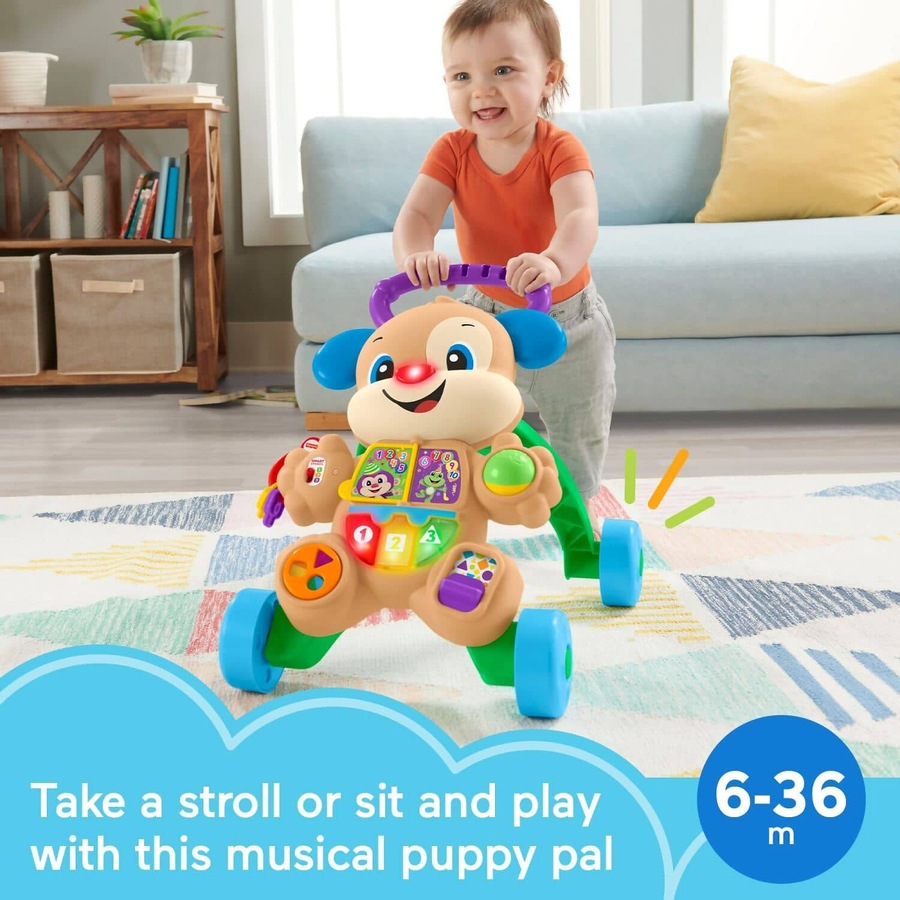 Fisher Price - Laugh & Learn Baby Walker With Smart Stages Learning Content Puppy