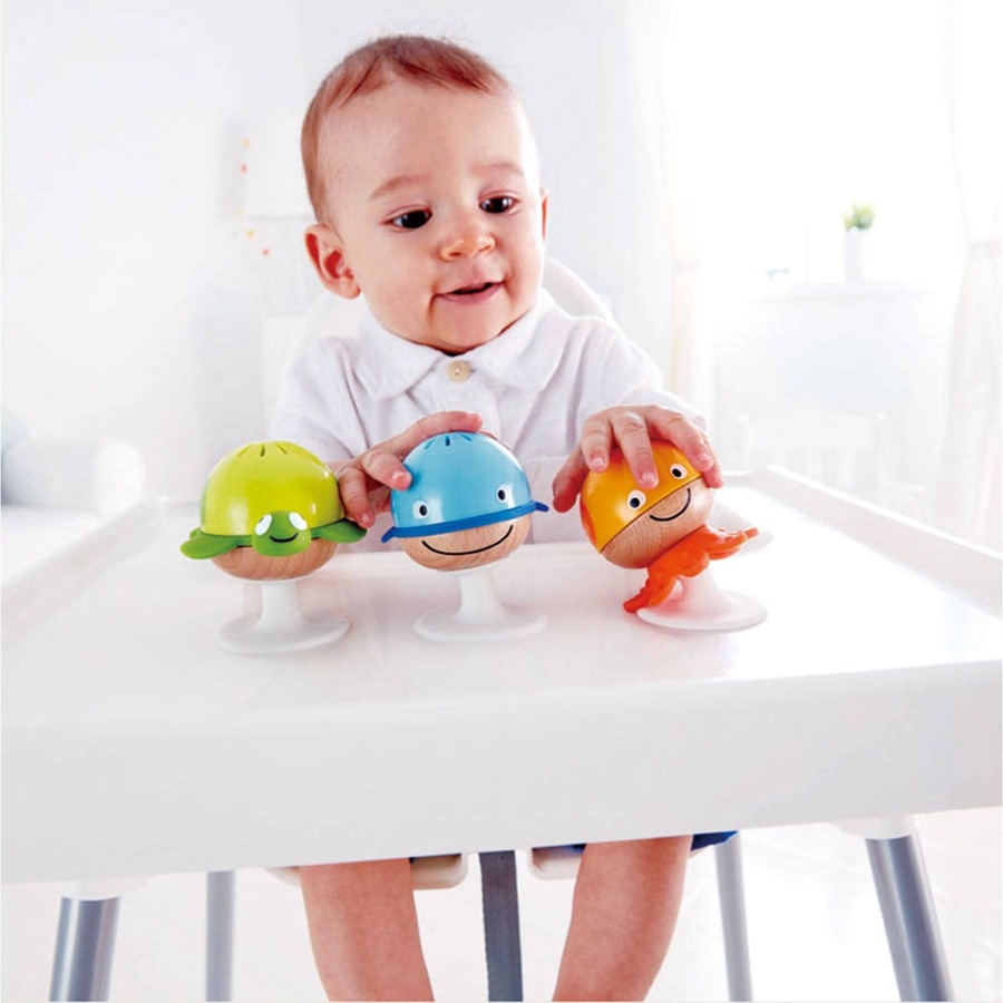 Hape - Stay-put Rattle Set
