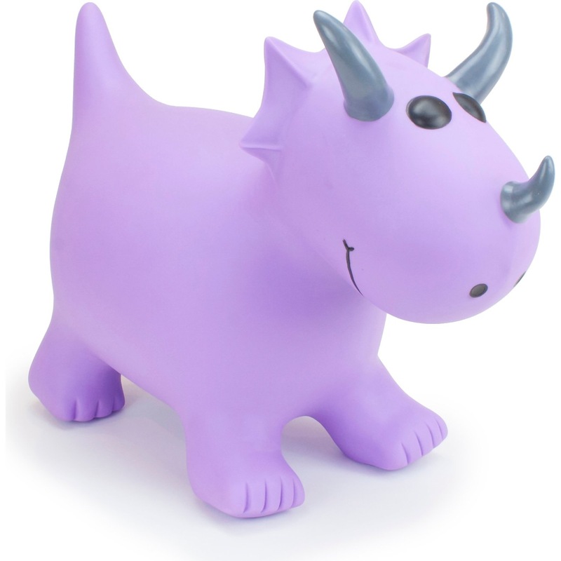 Buy Happy Hopperz - Purple Triceratops Dino - MyDeal