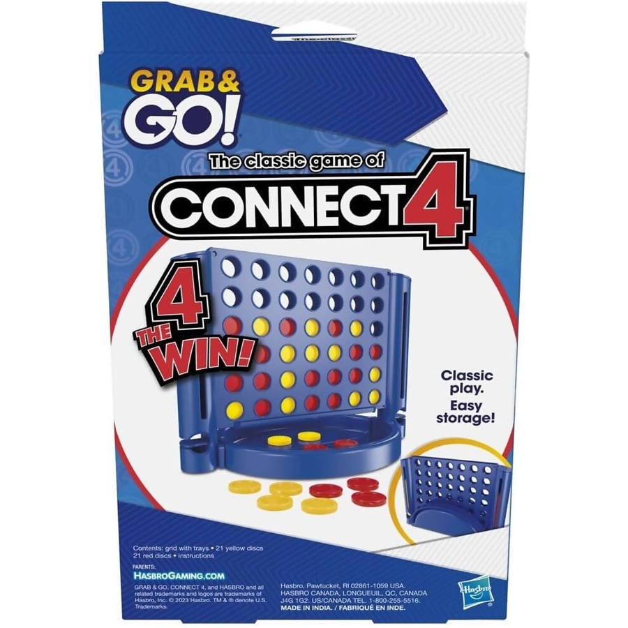 Hasbro Gaming - Connect 4 Grab & Go! Portable Travel Board Game