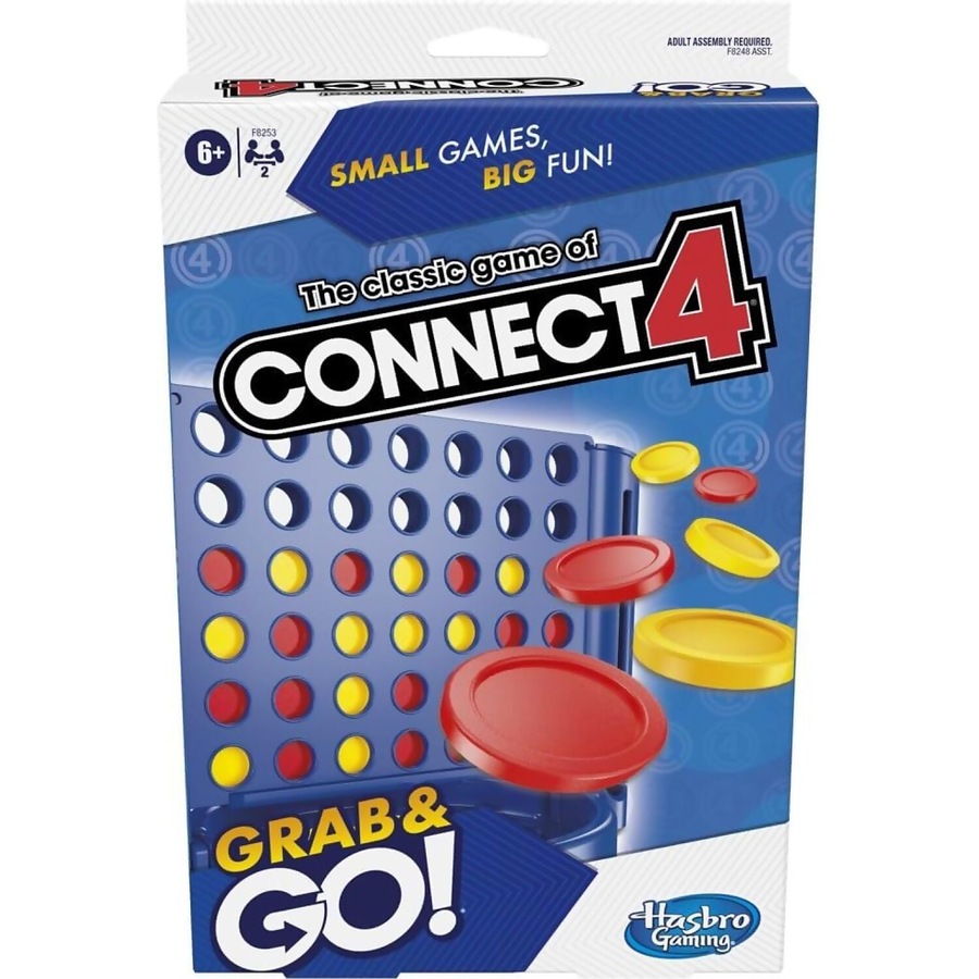 Hasbro Gaming - Connect 4 Grab & Go! Portable Travel Board Game