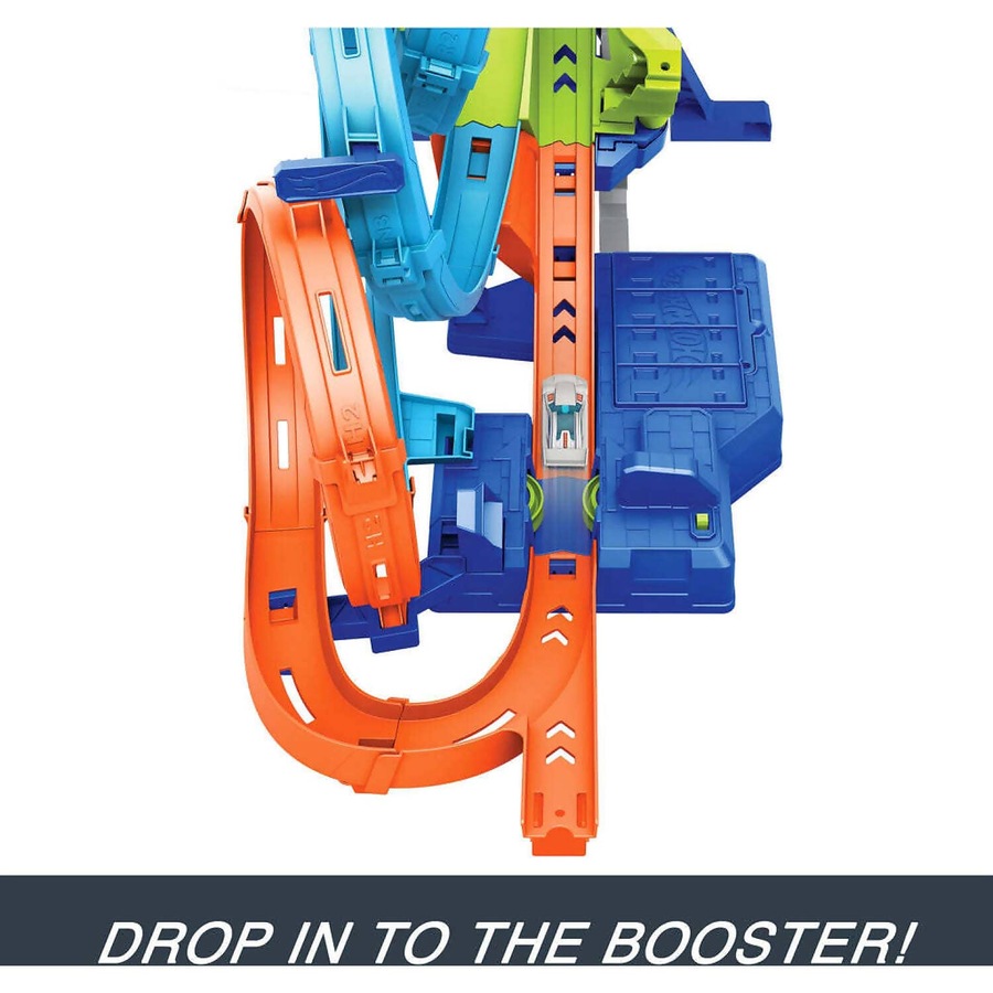 Hot Wheels - Action 4 Loop Crashout Trackset - Mattel