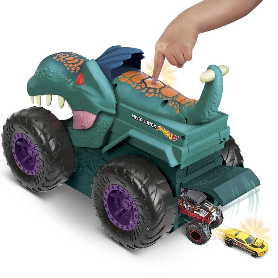 Hot Wheels - ® - Monster Trucks Car Chompin Mega-wrex Vehicle Mattel