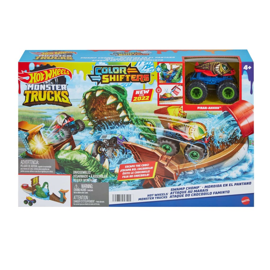 Hot Wheels® - Monster Trucks Swamp Chomp Playset