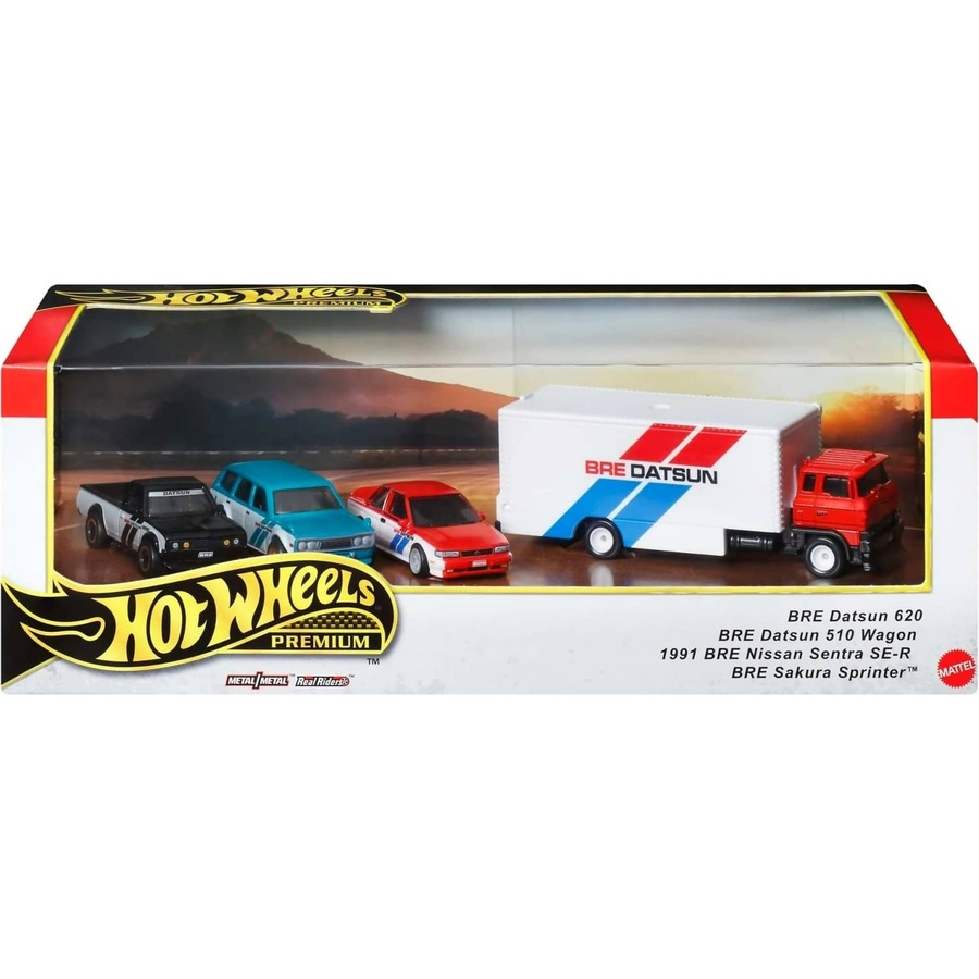Hot Wheels - Premium Collector Set - BRE Datsun - Mattel