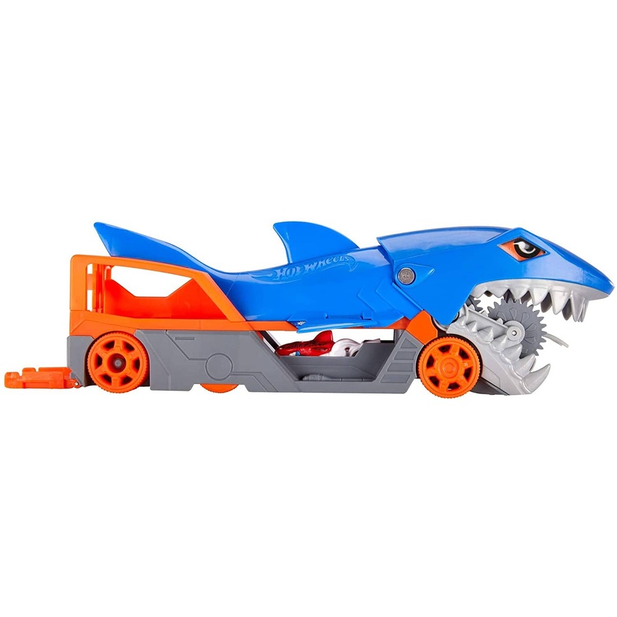 Hot Wheels® - Shark Chomp Transporter Playset With One 1:64 Scale Car Mattel