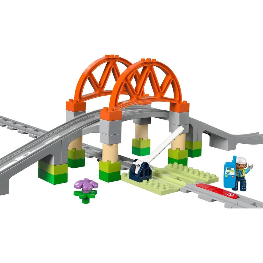 LEGO 10426 Train Bridge And Tracks Expansion Set - Duplo