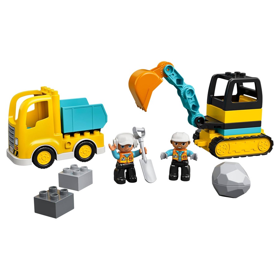 LEGO 10931 Truck & Tracked Excavator - DUPLO