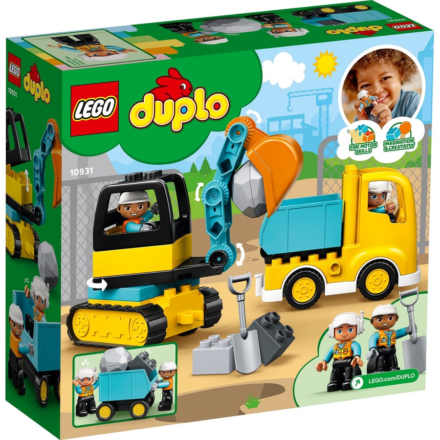 LEGO 10931 Truck & Tracked Excavator - DUPLO