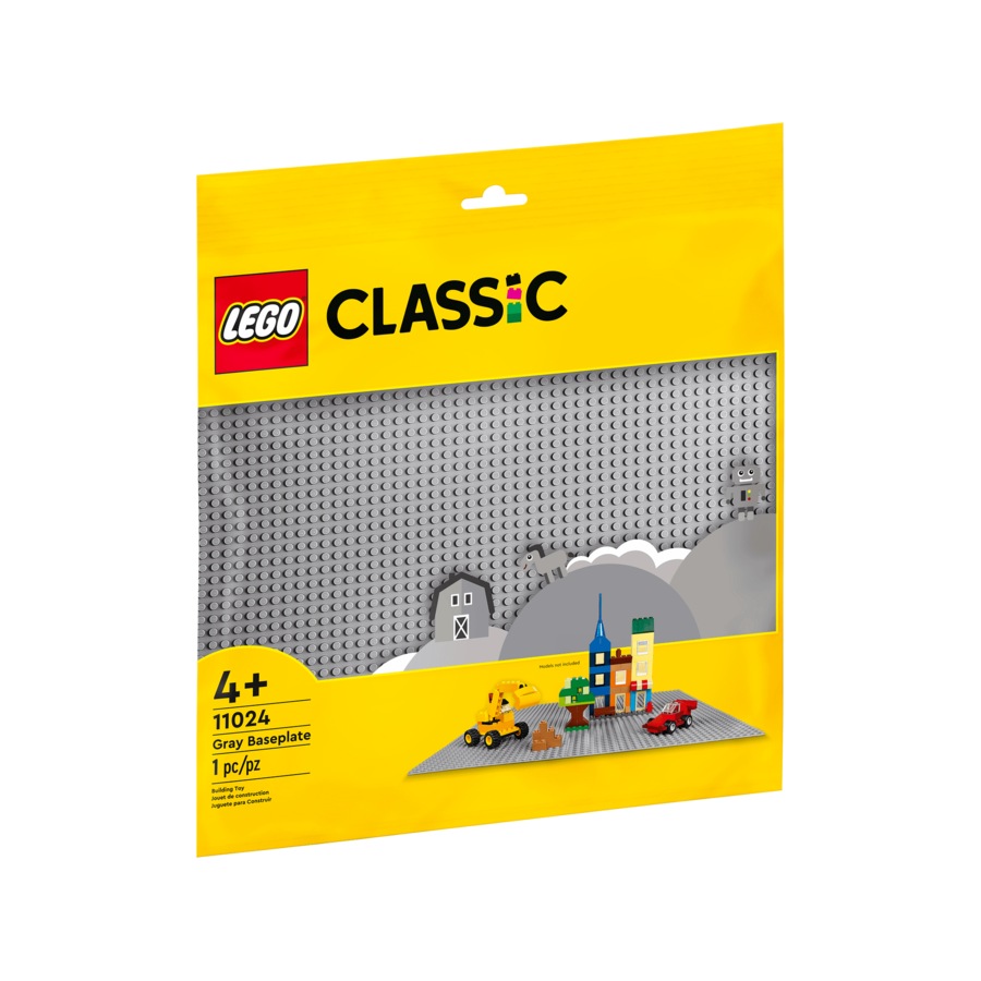 LEGO 11024 Gray Baseplate - Classic 4+