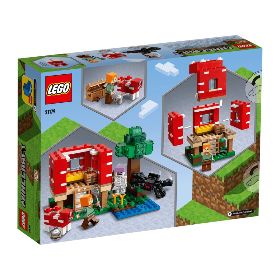 LEGO 21179 The Mushroom House - Minecraft