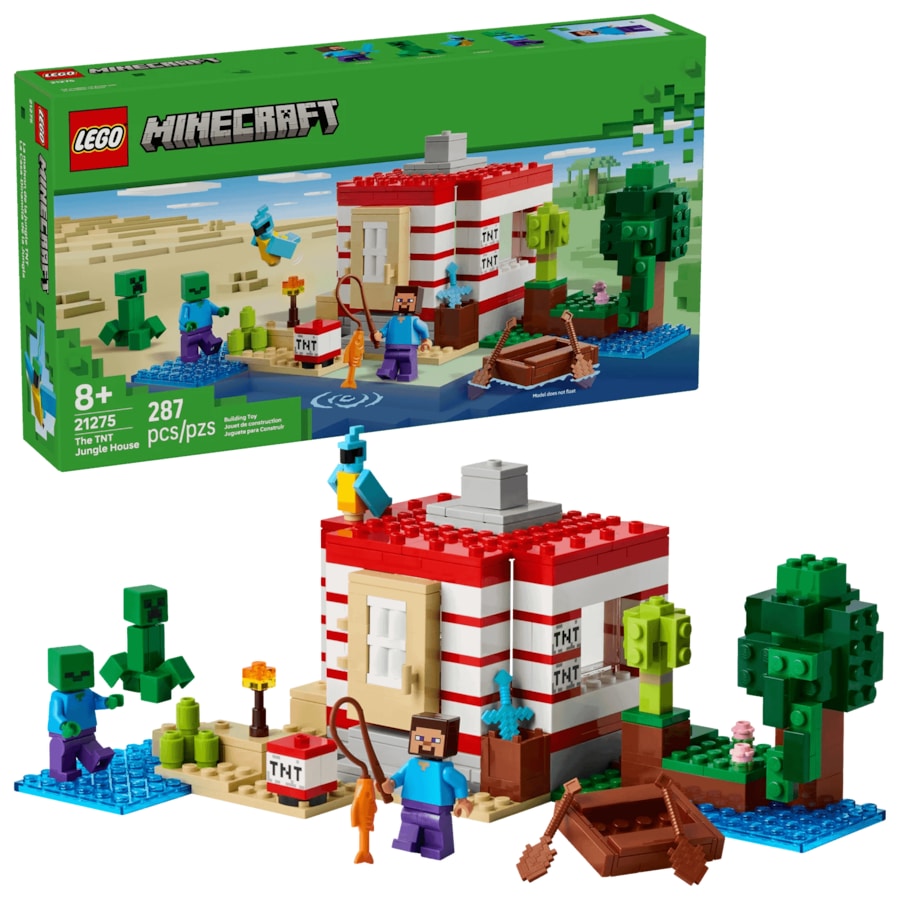 LEGO 21275 The TNT Jungle House - Minecraft