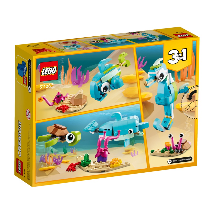 LEGO 31128 Dolphin and Turtle - Creator 3-in-1