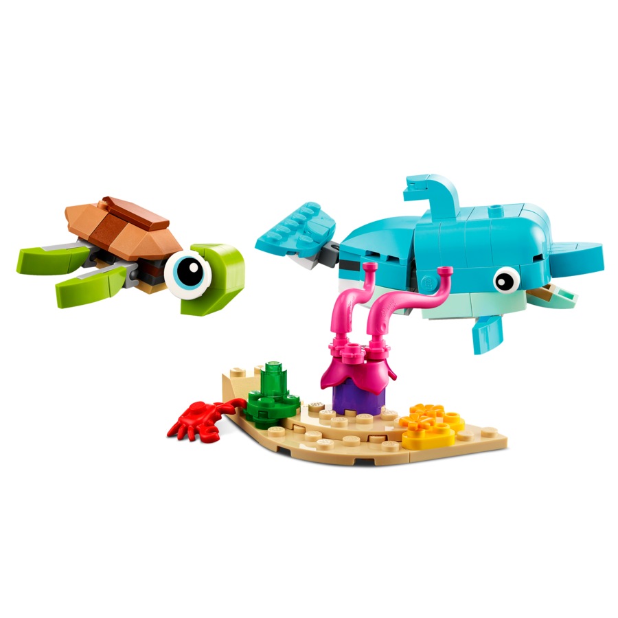 LEGO 31128 Dolphin and Turtle - Creator 3-in-1