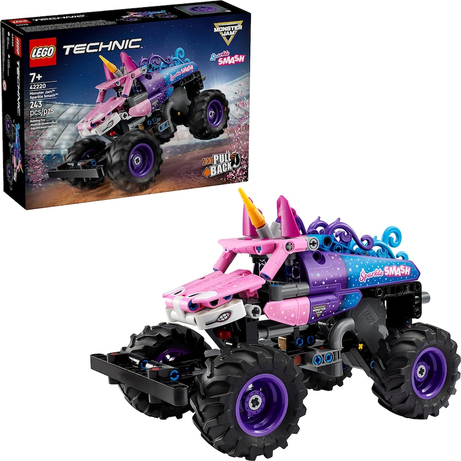 LEGO 42220 Monster Jam(TM) Sparkle Smash(TM) Pull-Back - Technic
