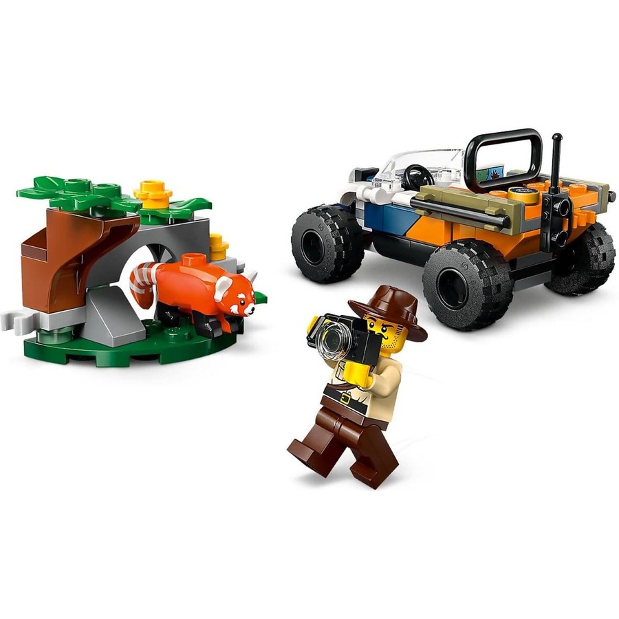 LEGO 60424 Jungle Explorer ATV Red Panda Mission - City