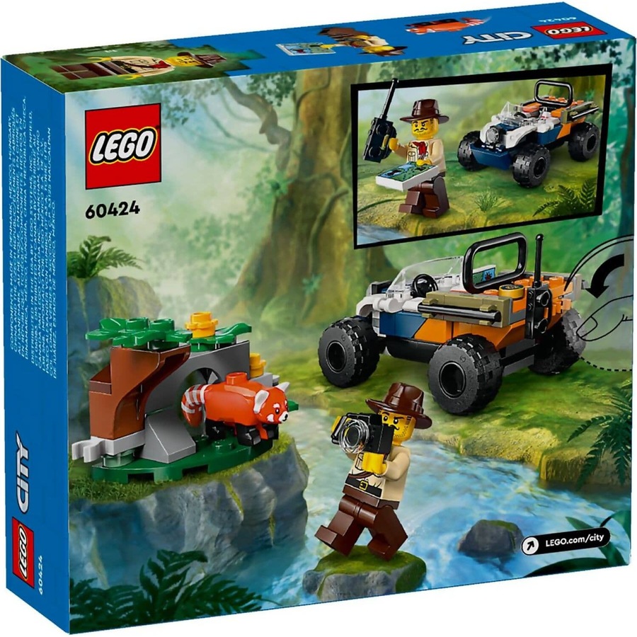 LEGO 60424 Jungle Explorer ATV Red Panda Mission - City