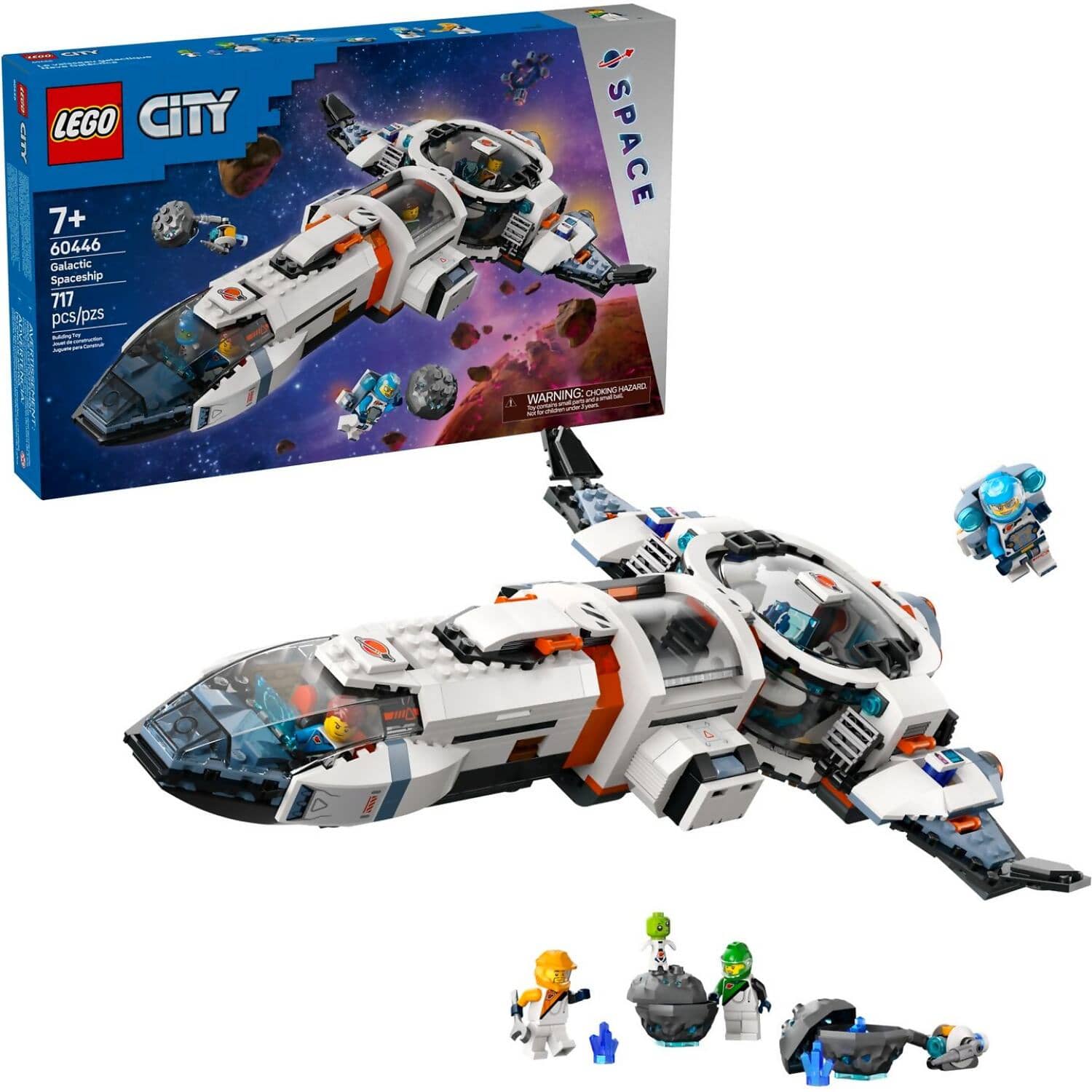 Buy LEGO 60446 Modular Galactic Spaceship - City - MyDeal Australia