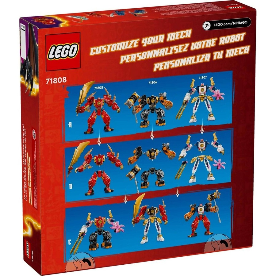 LEGO 71808 Kai's Elemental Fire Mech - Ninjago