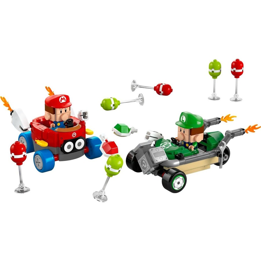 LEGO 72034 Mario Kart™ Baby Mario vs. Baby Luigi - Super Mario