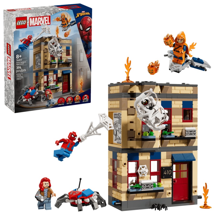 Buy LEGO 76317 Peter Parker's Apartment - Marvel Super Heroes ...