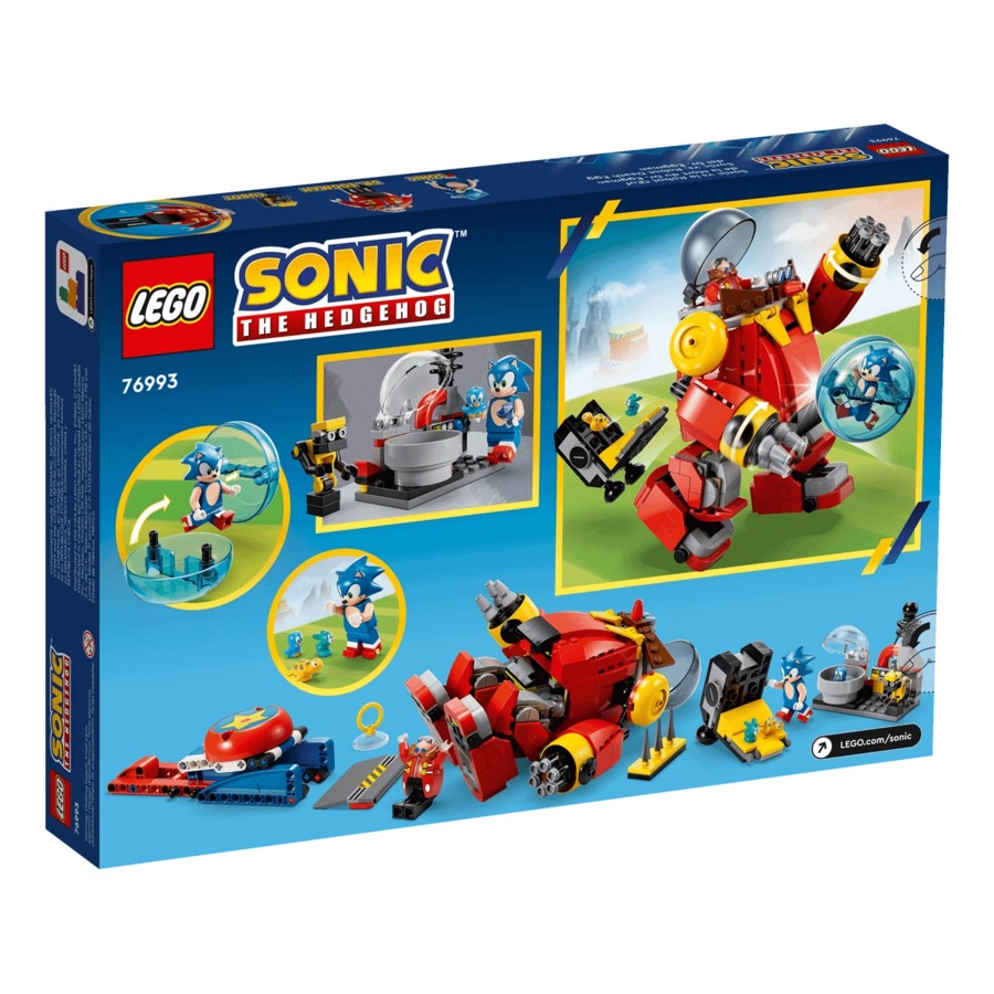 LEGO 76993 Sonic vs. Dr. Eggman's Death Egg Robot - Sonic the Hedgehog
