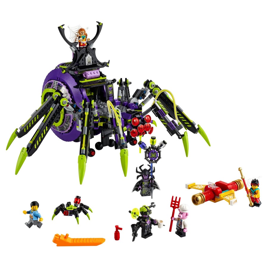 LEGO 80022 Spider Queen's Arachnoid Base - Monkie Kid