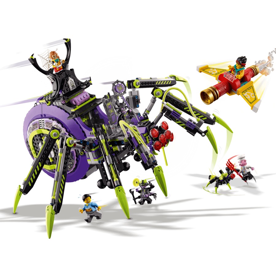 LEGO 80022 Spider Queen's Arachnoid Base - Monkie Kid