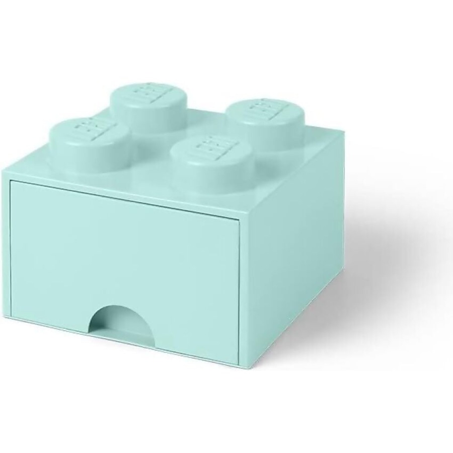 LEGO Storage Brick Drawer 4 Studs Aqua - Room Copenhagen