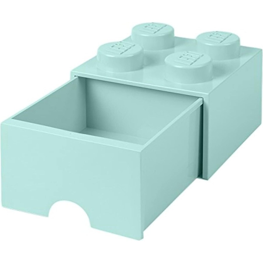 LEGO Storage Brick Drawer 4 Studs Aqua - Room Copenhagen
