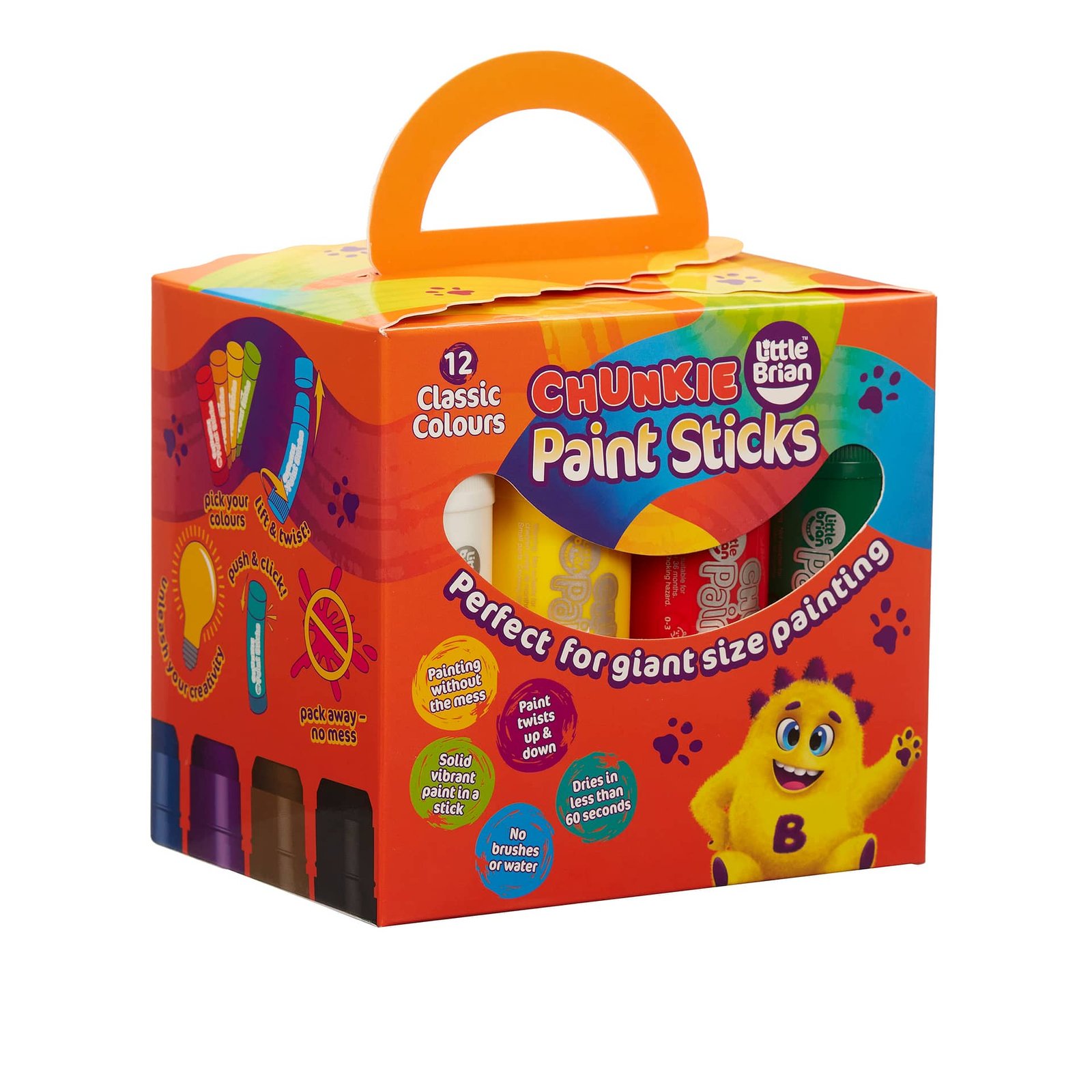Buy Little Brian - Paint Stick Chunk 12p - MyDeal Australia