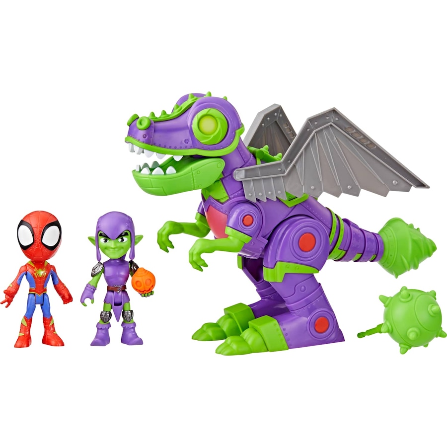 Marvel - Spidey & His Amazing Friends Goblinsaurus Mech Pack Dino Webs