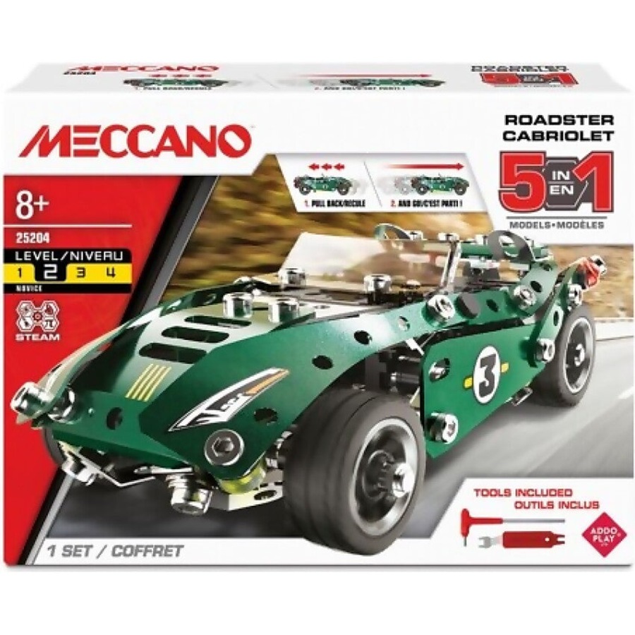 Meccano - 5-in-1 Roadster Vehicle