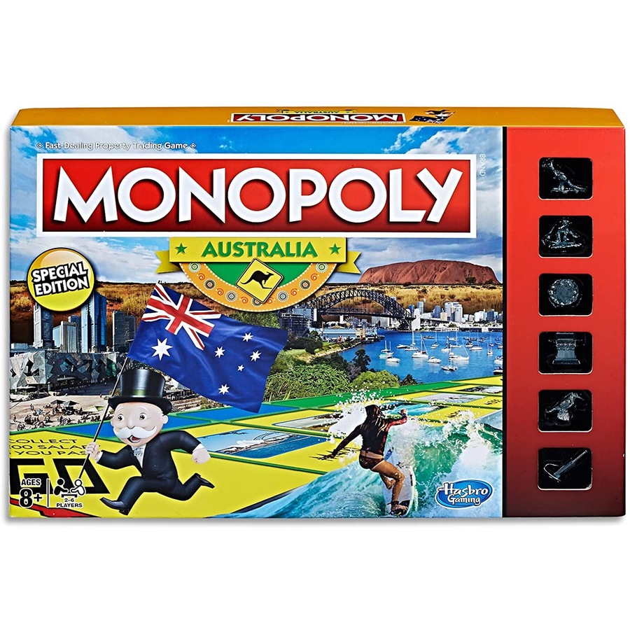 Monopoly - Australia Special Edition Family Board Game - Australia's Best-loved Board Game Hasbro