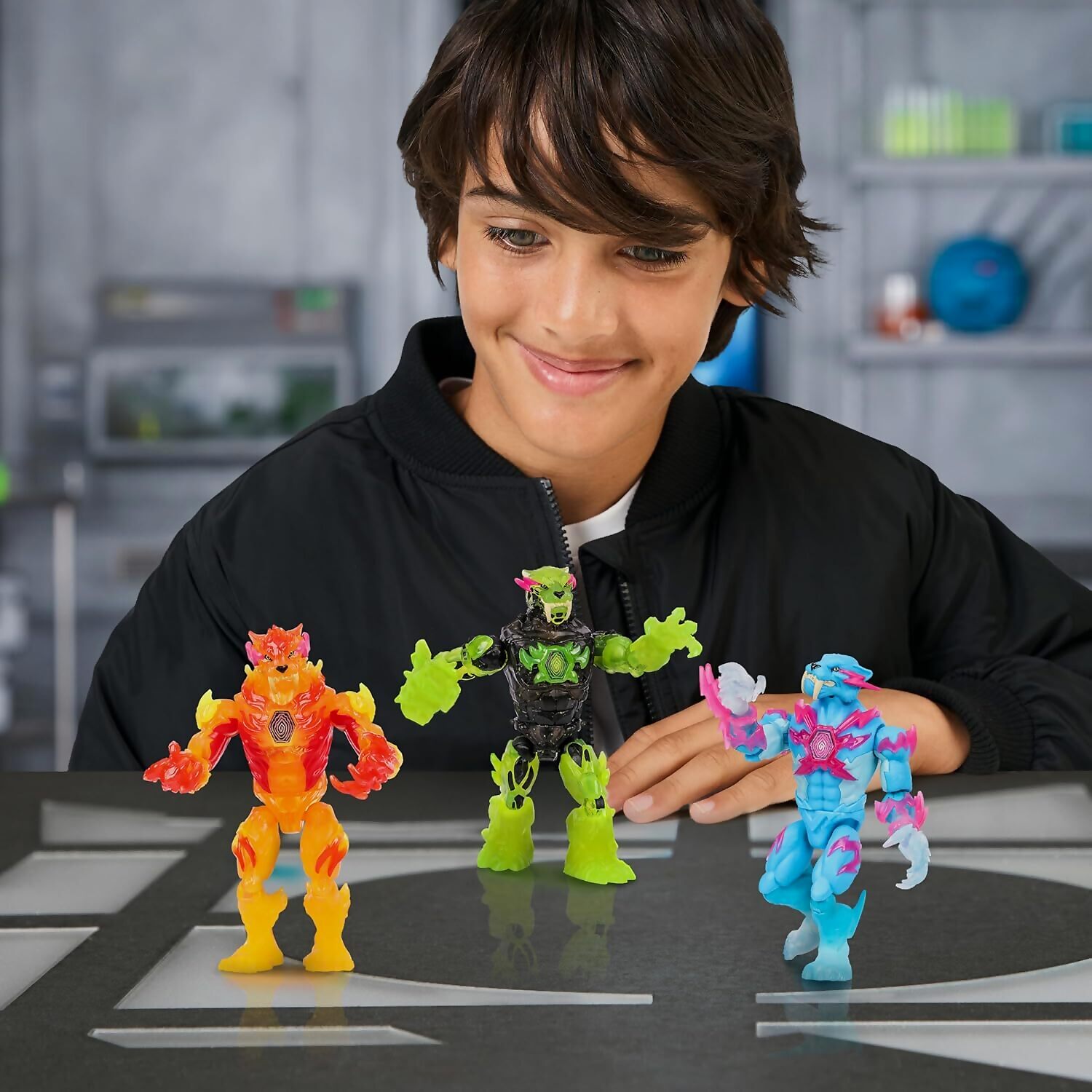 Buy MrBeast Lab - Mutators Fire Panther Hyper Fusion Series Action